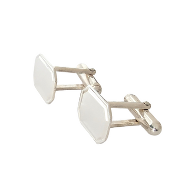 Sterling Silver Rectangular Cufflinks
