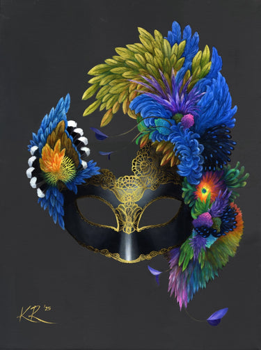Framed Limited Edition Print 'Whispers of the Carnival'