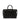 Hatherton Weekend bag Caviar Black with Black Emblem