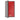 Breast pocket credit card wallet Ebony Black / Scarlet
