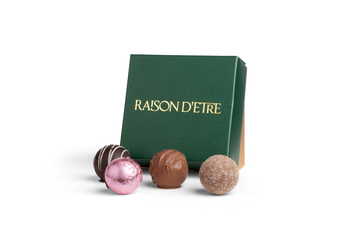 Box of 4 Hand-Finished Truffles