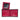 Eight credit card wallet with window flap Ebony Black / Dark Pink - image 6