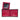 Eight credit card wallet with window flap Ebony Black / Dark Pink - image 7
