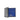 Eight credit card wallet Ebony Black / Royal Blue