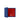 Eight credit card wallet Scarlet / Royal Blue / Pure White - image 3
