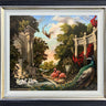 Baroque Gardens With Peacock by Laurence Llewelyn-Bowen