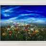 Crimson Petals, Blue Skies by Kimberley Harris