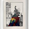Dandy In The Pleasure Garden Pandolfo - Sketch Drawn To Adorn by Laurence Llewelyn-Bowen