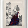 Dandy In The Pleasure Garden Rostislav - Sketch Drawn To Adorn by Laurence Llewelyn-Bowen