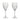 Pair of Wine Goblet - Atlantis - Clear
