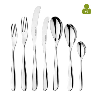 Studio William Olive Mirror 42 Piece Cutlery Set