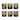 Double Old Fashioned - Waltz of the Wild Collection Set of 6 - Gilded Gold in Smoke