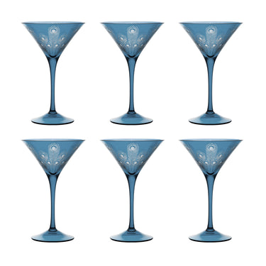 Set of 6 Cocktail - Plumage - Slate