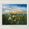 Sunset Over The Meadow by Kimberley Harris