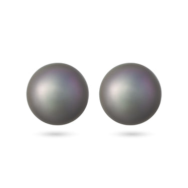 Tahitian Pearl Stud Earrings in 18ct Yellow Gold