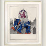 The Flamingo's Day Out - Sketch Drawn To Adorn by Laurence Llewelyn-Bowen