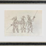Trios The Three Musketeers - Sketch by Laurence Llewelyn-Bowen
