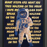 Walking On The Moon - Police/Armstrong II by Linda Charles