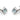 Deakin & Francis Sterling Silver Cushion Cufflinks with Grey Mother or Pearl Inlay