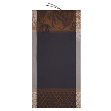 Recifs Beach towel Cotton Black