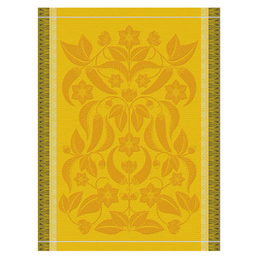 PIMENTS TEA TOWEL JAUNE